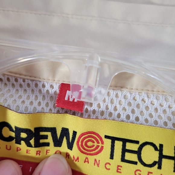 Mens Crewtech Fishing Hiking Vented Long Sleeve button front SPF 40 Size Med - Picture 14 of 15